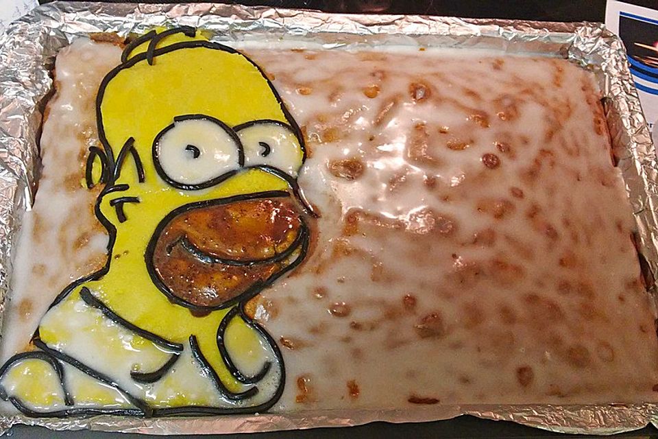 Lettas Homer Simpson Motivtorte