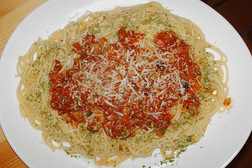 Spaghetti all'arrabbiata