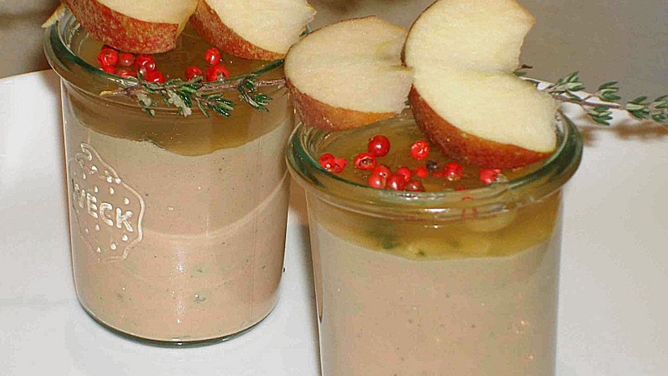 Putenleber - Parfait mit Apfel - Thymian - Gelee von bushcook