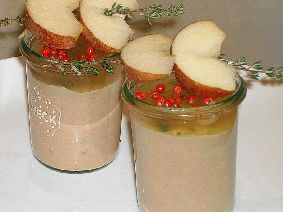 Putenleber - Parfait mit Apfel - Thymian - Gelee von bushcook| Chefkoch