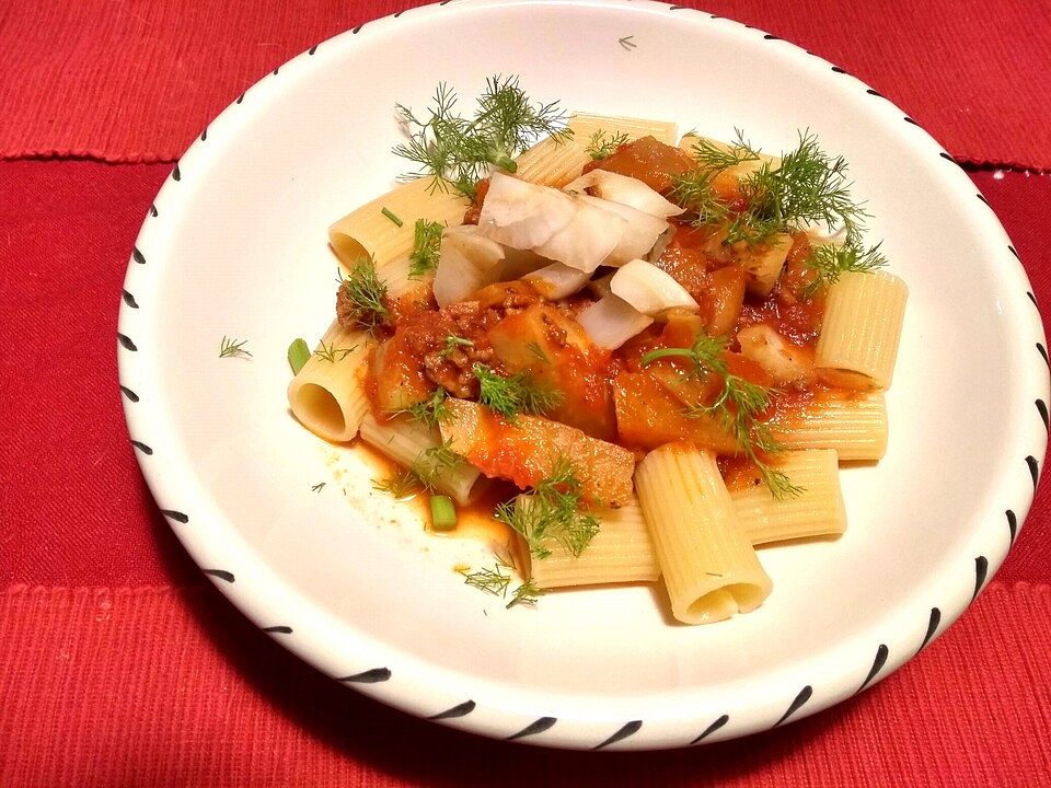 Fenchel - Hack - Tomaten - Sauce von Schwarzteetrinkerin| Chefkoch