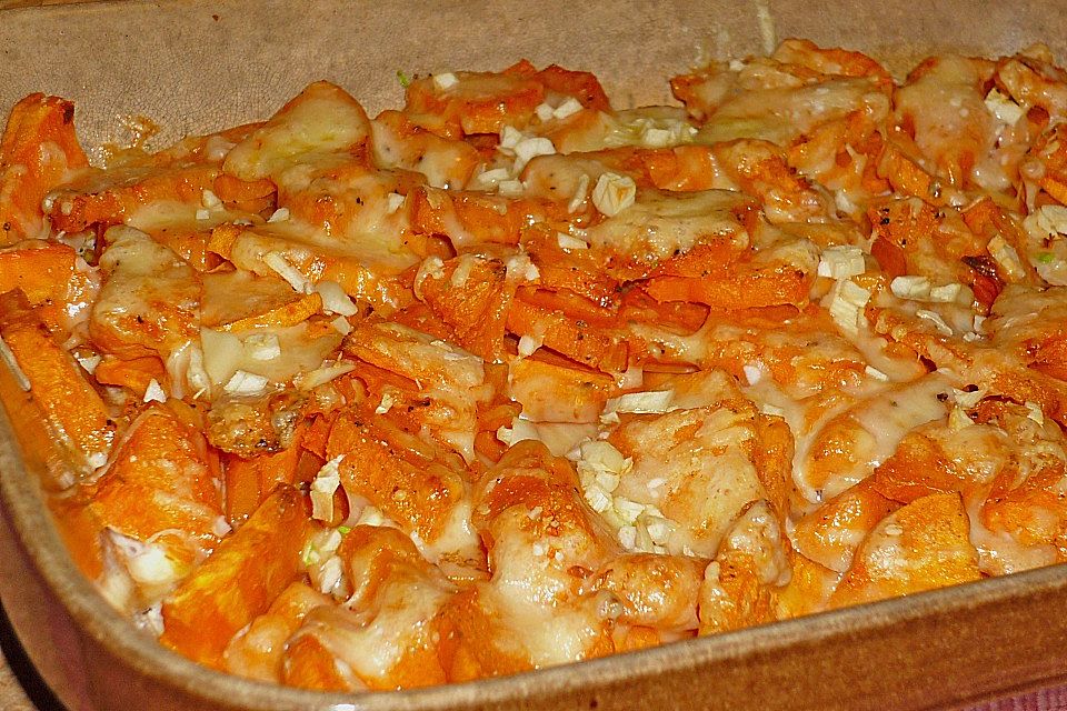 Süßkartoffelgratin