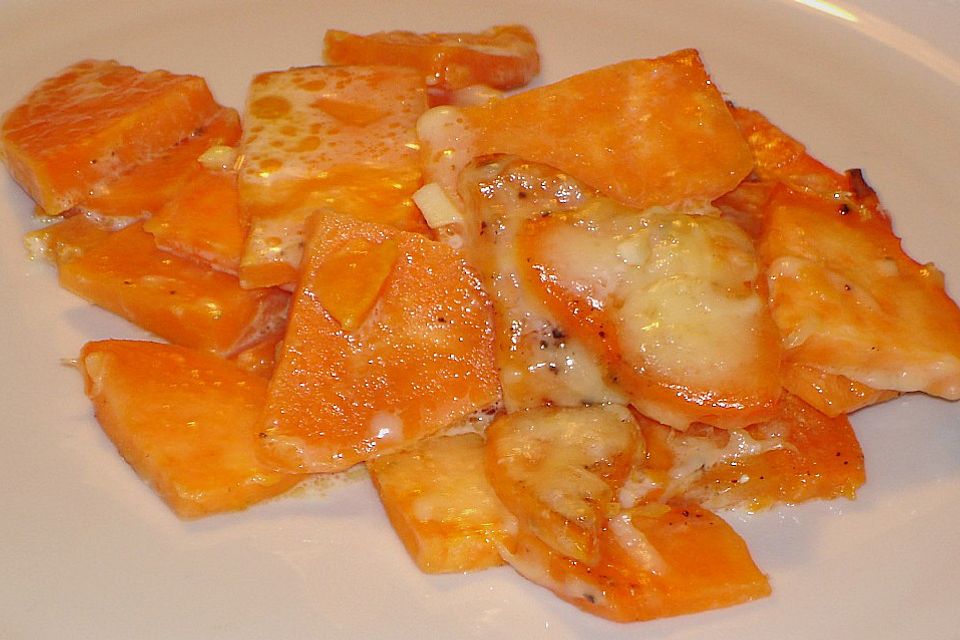 Süßkartoffelgratin