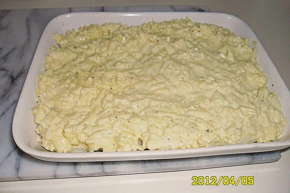 Kartoffel - Spinat - Gratin