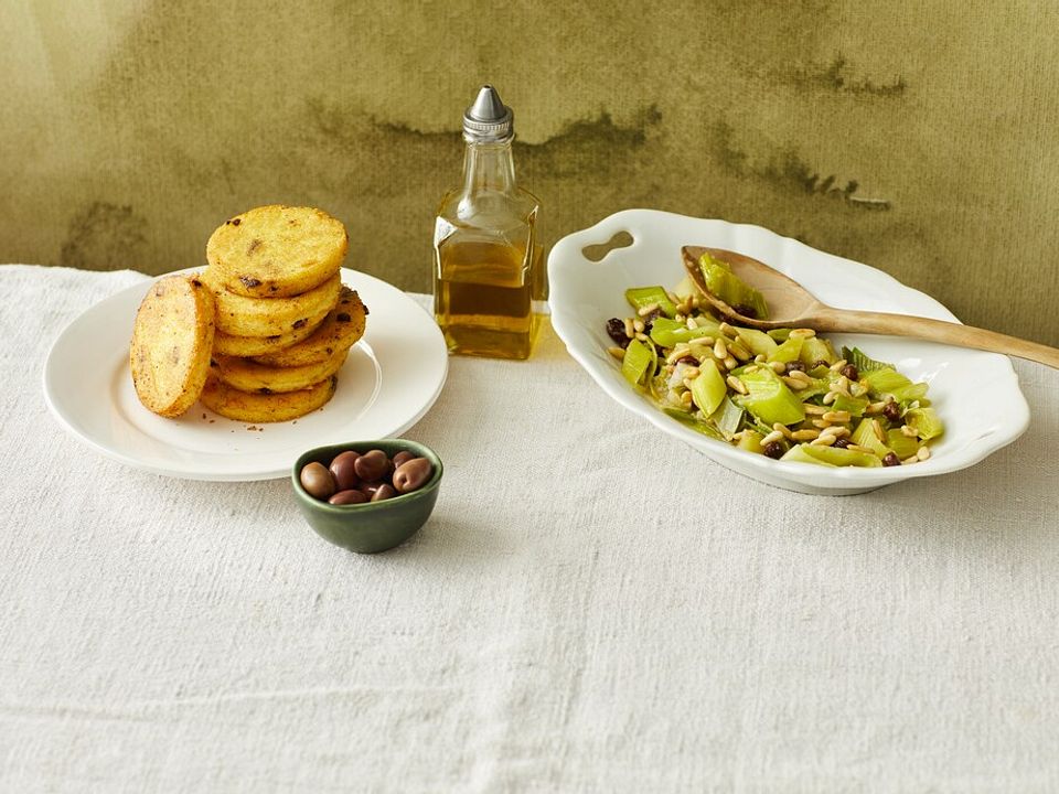 Polentataler mit Parmesan und Oliven von curly64| Chefkoch