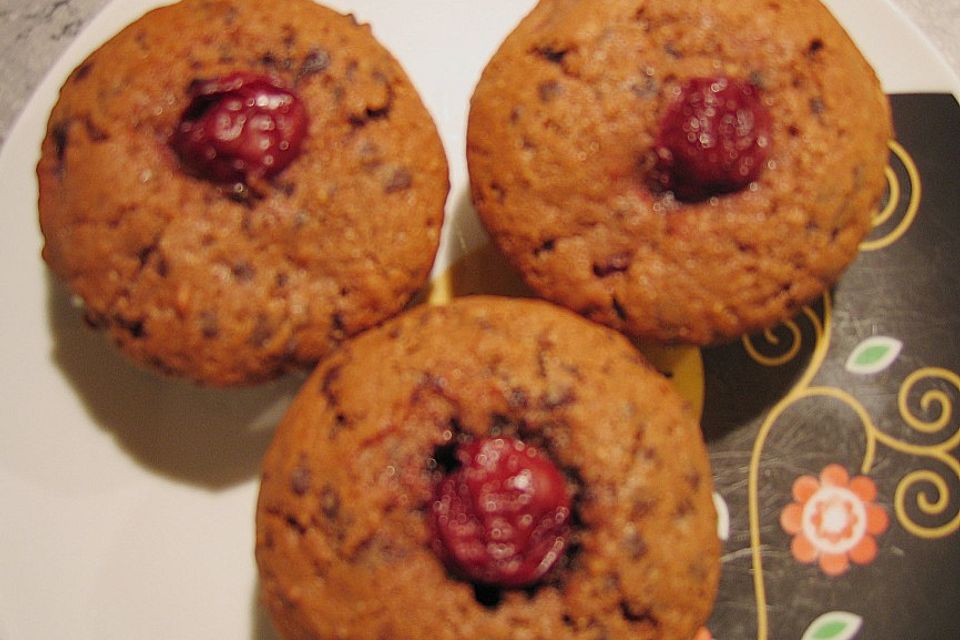 Schoko - Kirsch - Muffins