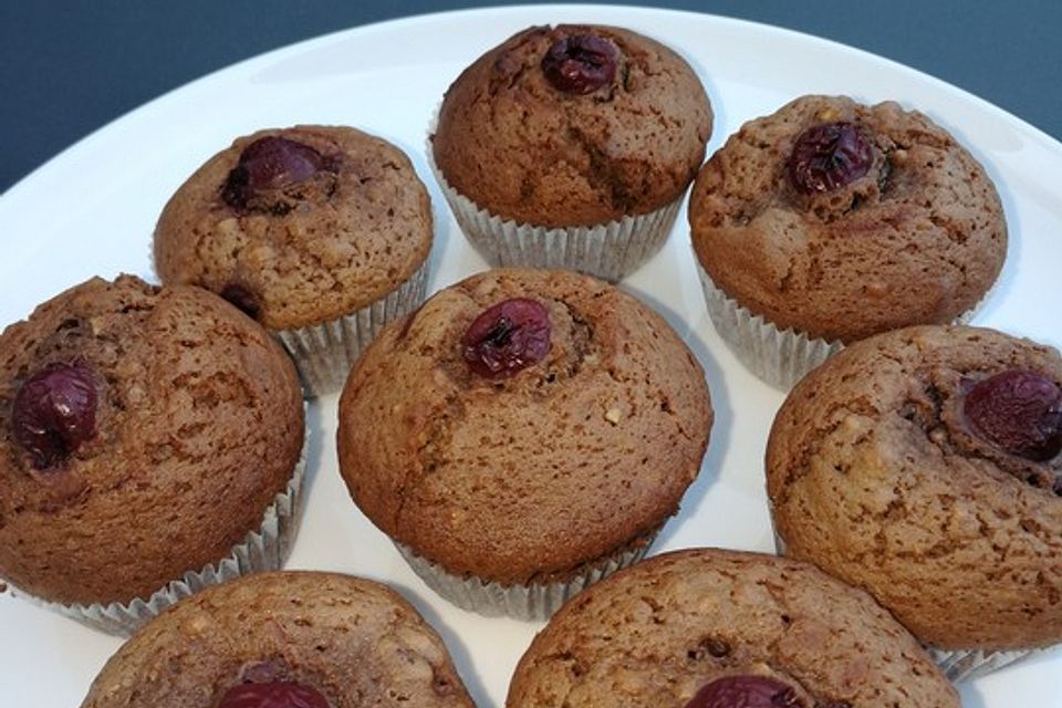 Schoko - Kirsch - Muffins