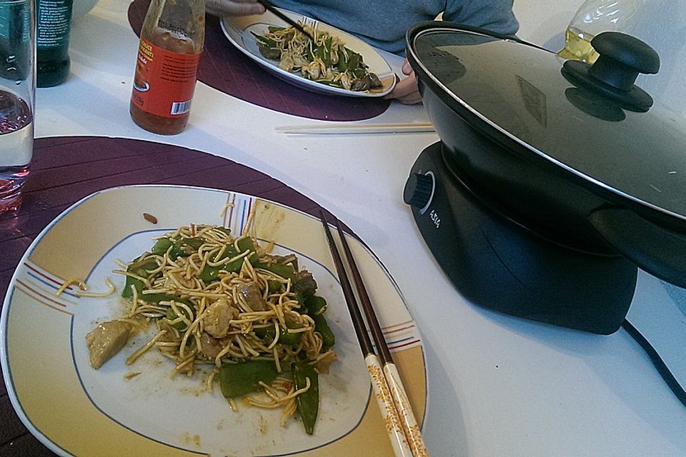 Wok - Nudel - Pfanne