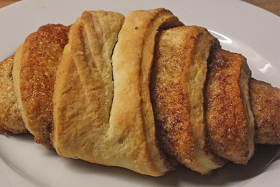 Zuckersüße Franzbrötchen