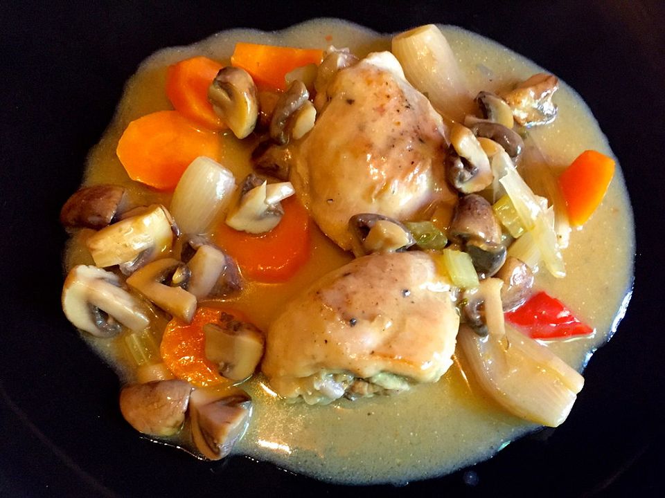 Huhn in Rieslingsauce von leoaic| Chefkoch