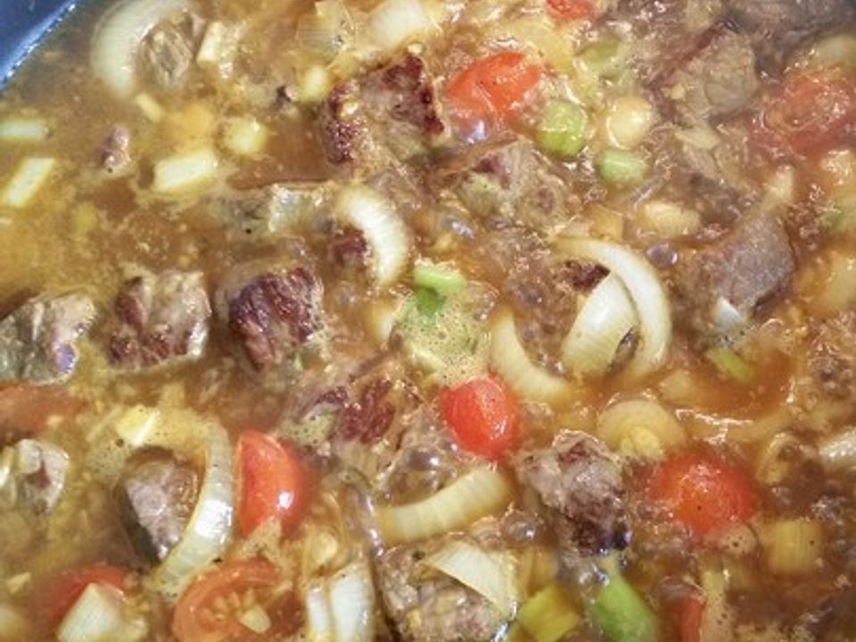 Kreolisches Rindfleisch - Curry mit Gemüse von Miam21| Chefkoch