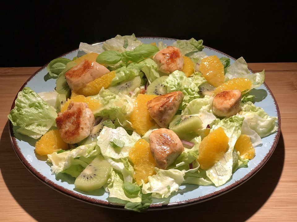 Hähnchen - Kiwi - Salat von Haselmaus00| Chefkoch