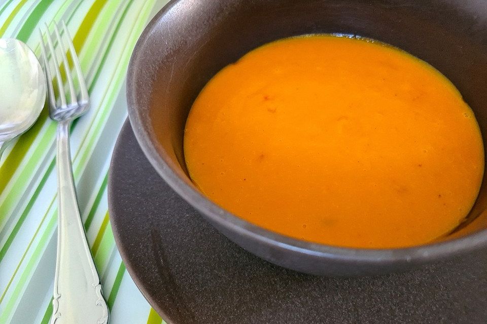 Karibische Kürbiscremesuppe Karibische Kürbiscremesuppe