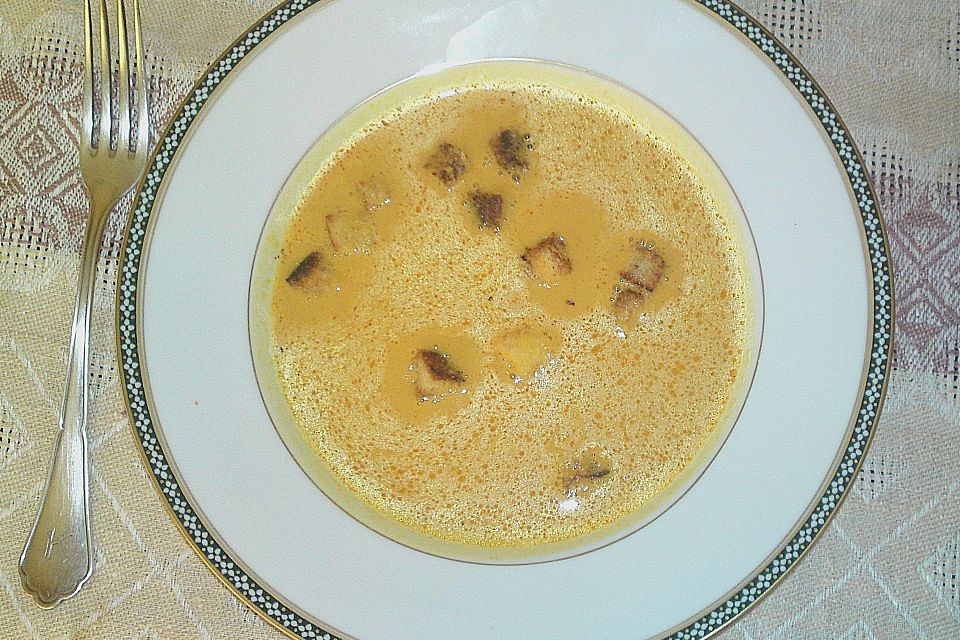 Karibische Kürbiscremesuppe Karibische Kürbiscremesuppe