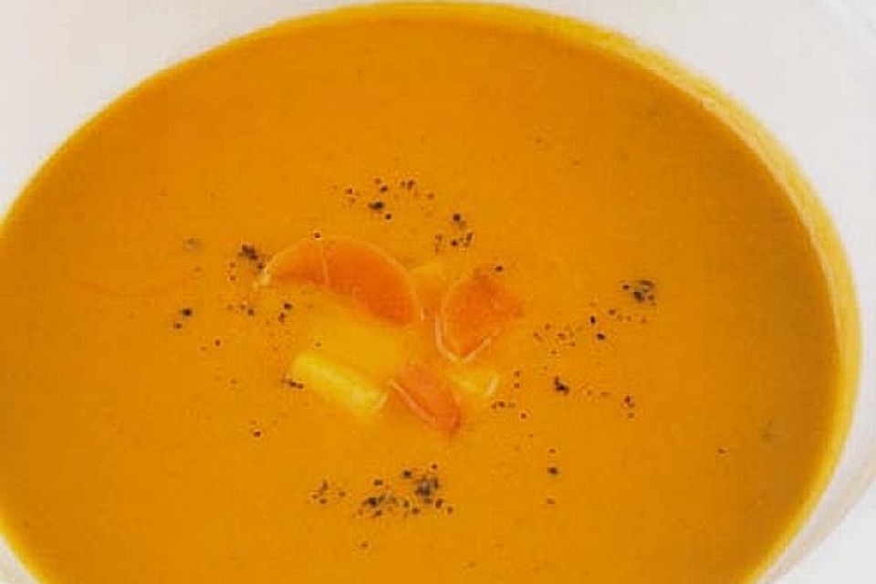 Karibische Kürbiscremesuppe Karibische Kürbiscremesuppe